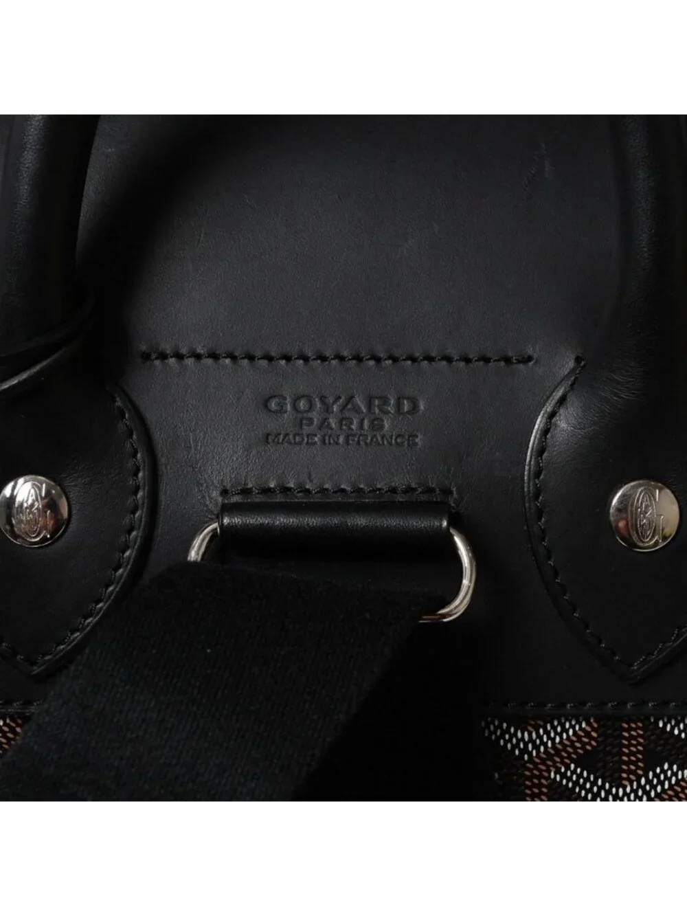 Goyard Alpine MM Backpack Leather Black